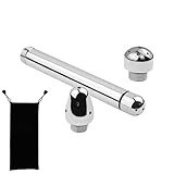 GeRRiT Metall Analdusche mit 3 Aluminium Duschdüsen Set Klistierspritze Irrigator Einlauf Klistier Frauen Anal Vaginal Dusche Enema Analspülung Darmreinigung Intimreinigung