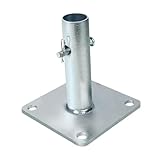 KiBcsLic Gerüstfußplatte Aus Verstärktem Stahl – Einfache Montage für Gerüste