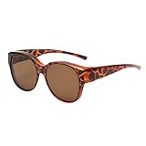 zwxqe Sonnenbrille, polarisierte Schutzbrille, leicht, UV400, blendfrei, für Radfahren, Angeln, Sport, Golf, Laufen, Fahren, Strand, tortoiseshell, Refer to description