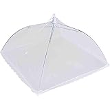Metaltex 116230080 Fliegenhaube 35 cm faltbar, Weiß