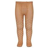 CONDOR 4127-2565/1-CAMEL-3 - LÖSSEL PERLE Baby-Kinder Strumpfhose Farbe: CAMEL Größe: 3, Camel, 3