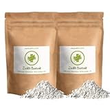 PREISKNALLER: 1 kg (2 x 500 g) Zeolith-Bentonit Mischung (50% Naturzeolith, 50% Bentonit) - ohne den Einsatz von künstlichen Chemikalien und Zusatzstoffen