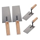 HOLIDYOYO 4 Stück Teiliges Spachtel für Putzarbeiten Hochleistungs Putzhobel für Zement Rostfrei und Langlebig Ergonomisch Geformte Griffe für Handhabung
