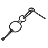 HAPINARY Reitseilschnalle Stallzubehör Horse Accessories Krawattenring Pferdeseile Black