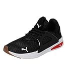 Puma Unisex-Erwachsene Softride Enzo Evo Knit Walking Shoe, Schwarz-Castlerock-High Risk Red, 47 EU