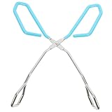 SAFIGLE Zange zum Kochen seniorenhilfe Edelstahlzange Stabile WC-Papier-Klemme WC-Papier-Verlängerung Fleischzange Zangen zum Servieren von Speisen Laborzange Rostfreier Stahl Blue