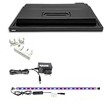 ZooPaul Modern Line Aquarium Terrarium Abdeckung 60x30cm 1x LED Tube Pflanzenlicht Lampe Beleuchtung Deckel