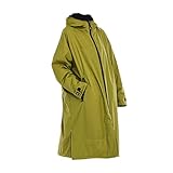 rockible Surf Changing Robe Adults Swimming Coat Swim Polyester Jacket w/Pocket Poncho