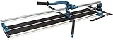 TOPWAY 1000mm Manuelle Fliesenschneider Professioneller mit Einzelschiene und Laserführung, Aluminiumbasis, zum Präzisionsschneiden von Porzellanfliesen Keramik 347714