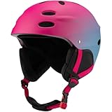 Tsffae Skihelm, Farbverlaufs-skihelm 17 Kühlöffnungen, Schützender Eps-Fahrrad-snowboardhelm, Outdoor-sporthelm Für Männer, Frauen, Jugendliche