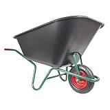 muldenkarre Schubkarre Agrarkarre Hofkarre Futterkarre Stall 1-Rad 240l