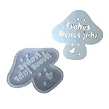 Silikon-Form für Pilz-Nachtlampe, LED-Licht, Nachtlicht, handgefertigt, Gips, Heimdekoration, Schmuckherstellung