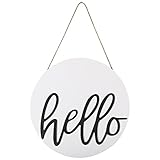 GRIRIW 1 Stück Holzbuchstaben Design Anhänger Heimtür Hanging Decor Chic Welcome Board