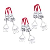 Homoyoyo 6Stücke Schwerlast Toggle Clamp Riegelklemmen Verstellbare Kniehebelspanner Für Holzboxen Tore Tragfähigkeit Spannverschluss Schnellverschluss