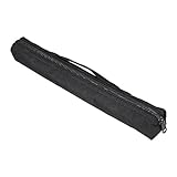 rockible Tragetasche für Flöte, tragbar, Oxford-Stoff, Tasche für vertikale Flöte, Geschenktasche für Blockflöten, Schwarz