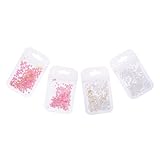 4 Nail-Art-Zubehör Maniküre-Versorgung frühling DIY nageldekorationen Perlendekor Aufkleber zum Nagelkleben nail decoration nail charms fingernagel DIY dekor Harz-Maniküre-Dekor CRILSTYLEO