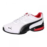 PUMA Herren Tazon 6 FM Low-Top Trainer, Puma White-Puma Black-Puma Silver, 43 EU