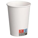 200 Stk. Heiß- und Kaltgetränkebecher weiß, 8oz., 200 ml/Dieser hitzebeständige -Pappbecher kann sowohl als Heißgetränkebecher - als auch für Kaltgetränke verwendet werden, Pappe beschichtet