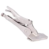Flat Nose Pliers Tool - VDE Spitzzange, Gebogene Flachzange, Robust with 3 Rivets, Large Surface for Firm Grip, Quick-Release Handle, Adjustable Opening, Ideal for DIY & Professionals