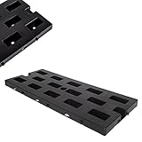 UPP Gartenplatten 52x22cm | Kunststoff-Wegplatten mit Verbindungssystem | Beetplatten ideal auch als Beetumrandung & Beetbegrenzung | Wetterfest, wasserdurchlässig & jederzeit erweiterbar | 12 Stück