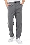 COMEOR Joggers da Uomo - Pantaloni sportivi lunghi in Cotone da Uomo, Pantaloni da Allenamento per il Tempo Libero, Joggers da viaggio moderni (Grigio Scuro 3XL)