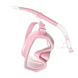 Faltbares Schnorchelausrüstungs-Set mit auslaufsicheren Silikonen, professionelles Schnorchelausrüstungs-Set für klare Unterwassersicht, ergonomischer Schnorchel
