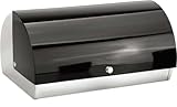Rungassi Brotkasten Brotbox Brotbehälter Metall (Schwarz-Metallic - 89547335)