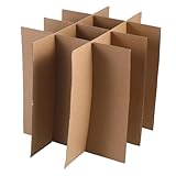 Ciieeo Kartontrennwände für Umzugskartons Stabile Wellpappe Schutz für Glas Geschirr Versand Verpackung Organizer