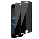 Carantee 2 Stück für Panzerglas Sichtschutz für iPhone SE 2020/8/7/6/6s Sichtschutzfolie, Gehärtetem Anti-Spy Displayschutz für iPhone SE 2020 Panzerfolie, Blickschutzfolie für iPhone 8 Schutzglas