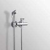 WC-Hand-Bidet-Sprüh-Set – Bidet-WC-Sprühpistolen-Set und Kaltwasser-Wasserhahn-Dusche