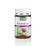 Sanct Bernhard Mariendistel-Kapseln mit 200 mg Mariendistel-Trockenextrakt, mit Cholin & Zink - 90 Kapseln für 3 Monate