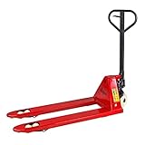 DEMA Gabelhubwagen 2000 kg – 2 t PP Hubwagen, Palettenwagen, Handhubwagen, Gabel 114 cm, Doppelrollen, robust & langlebig, ideal für Lager, Transport, Werkstatt & Palettenhandling