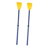 1 Paar Paddel Aus Kunststoff Schwebend Boote Insel Aufblasbares Kajak Sup Ponton Wagen Kanu Schlauchboot Sitz Geschmeidig Planke Bootfahren Abnehmbar Pp Polypropylen Blue BESPORTBLE