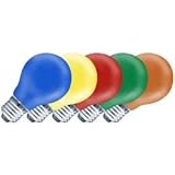 NCC-Licht 10er Pack Ersatzleuchtmittel E27 25W farbig sortiert