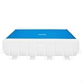 Intex Solarabdeckplane für Ultra Frame rechteckig 400 x 200 cm, Stärke 160 Mikron, Fertigungsmaß: 378 x 186 cm, 28088, Blau