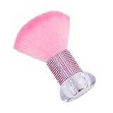 Nagelbürste mit ergonomischem Griff für Salon und Zuhause, Maniküre-Pflege, hält den Arbeitsbereich sauber, loser Puderpinsel, Gesichts-Make-up