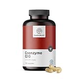 HealthyWorld Coenzym Q10 200 mg - Hoher Gehalt, optimale Versorgung - 120 Pflanzenkapseln - 4 Monatsvorrat - 200 mg Coenzym Q10 pro Kapsel - Energiesteigerung, Anti-Age Wirkung