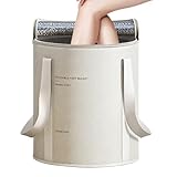 Kustimantu Fußbad gefüllt Becken – Klapprohr zum Einweichen der Füße – Zirkulationsdusche für Massage und Entspannung