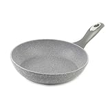 SALTER BW02762G 20cm Bratpfanne - Geschmiedetes Aluminium Pfanne mit Antihaftbeschichtung, Universalpfanne Induktion, Spülmaschinenreinigung geeignet, Marblestone Kollektion, für Fisch/Fleisch/Gemüse