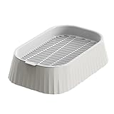 Fresh Green Grower – Katzengras-Topf für Zuhause | Tablett mit Schichtsystem, Hydrokultur-Pflanz-Kinderbox, Weizengras-Keimbehälter für Gartenarbeit, Wohnung, Küche, Balkon, Zubehör