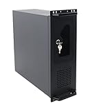 LALABU Netzwerk-Schrank,4HE Netzwerkschrank Serverschrank, 7 x 3,5 Zoll HDD-Laufwerksschächte mit 80mm Lüfter, SL-450A für 19Zoll IT-Geräte, A/V-Geräte