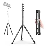 Ulanzi T270 270cm Lichtstativ, Aluminium Lampenstativ, Tragbares Stativ Kamera,Belastbar bis 6kg,Höhenverstellbares Lichtstativ, 1/4' Schraube Stativ Licht für Fotografie,Studiolicht,Ringlicht,Softbox