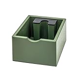 Koolenry Anti-Rutsch-Espresso-Kaffeesatz-Abfallbox, Kaffeesatzbox, Kaffeesatzeimer, Kaffeesatz-Abschlagbehälter, Grün