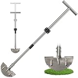 Harrms Rasenkantenstecher Silber Edelstahl