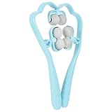 Neck Massage Roller Neck and Shoulder Shiatsu Deep Tissue Trigger Point Manual Self-Muscle Massager with Balls to Relieve Self-Muscle Tension
