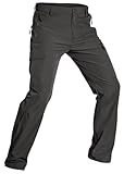 Wespornow Wanderhose-Outdoor-Hosen-für-Herren Atmungsaktiv Trekkinghose Outdoorhose Sommer Stretch Taktische Hose Baggy Arbeitshosen Funktionshose mit 5 Taschen (Grau, 34)