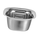 JECOMPRIS Snackschale Aus Edelstahl Edelstahlschalen Eisschalen Müslischalen Aus Metall Vorbereitungsschüsseln Aus Metall Gewürz-dip-schüssel Kleine Rührschüssel Edelstahl 304 Silber