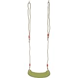 small foot Schaukel Himmelsstürmer, ab 3 Jahren, witterungsbeständig, Outdoorspielzeug, 10876 Kinderschaukel, 42 x 17 x 10 cm, Seil Länge ca. 190 cm, Grün