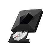 SHEHUALI Tragbarer DVD-Player, Externes optisches USB 3.0-Laufwerk CD/DVD-ROM DVD RW ROM-Brenner Brenner for Desktop-Laptop