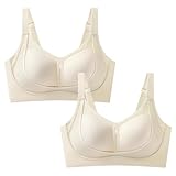 MOONBADI Dirndl BH Beige BH Damen ohne bügel Bequem Klassische Bustier hohe Belastung Sexy Lifting BHS 75D